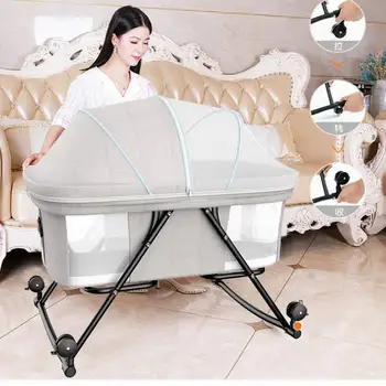 Baby Bed Movable Portable Baby Bed Multifunctional Foldable Bb Bedside Bed Cradle Bed For Neonates
Baby Bed Movable Portable Baby Bed Multifunctional Foldable Bb Bedside Bed Cradle Bed For Neonates
