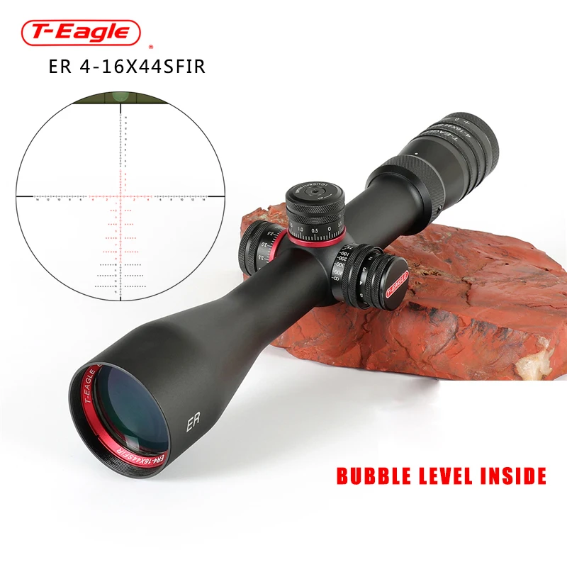 T-EAGLE 4-16x44 with Bubble Level Tactical Optic Cross Sight Green Red Illuminated Riflescope Hunting Rifle Scope Sniper Airsoft
T-EAGLE 4-16x44 with Bubble Level Tactical Optic Cross Sight Green Red Illuminated Riflescope Hunting Rifle Scope Sniper Airsoft