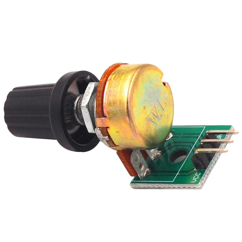 10K Resistance Potentiometer Module Adjustable Resistance Module Single Turn Adjustable Analog Output 0-5V
10K Resistance Potentiometer Module Adjustable Resistance Module Single Turn Adjustable Analog Output 0-5V