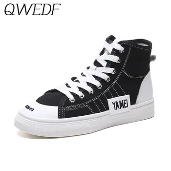 2019 New High Top Flats Women Vulcanized Shoes High Quality Classic Women Canvas Shoes Factory Outlet Female Casual Shoes U7-73
2019 New High Top Flats Women Vulcanized Shoes High Quality Classic Women Canvas Shoes Factory Outlet Female Casual Shoes U7-73