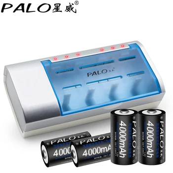 2020 New-type Original PALO Multi usage Battery Charger For Nimh NicdAA/AAA/C/D/9V Rechargeable Batteries+4pcs C Size Batteries
2020 New-type Original PALO Multi usage Battery Charger For Nimh NicdAA/AAA/C/D/9V Rechargeable Batteries+4pcs C Size Batteries