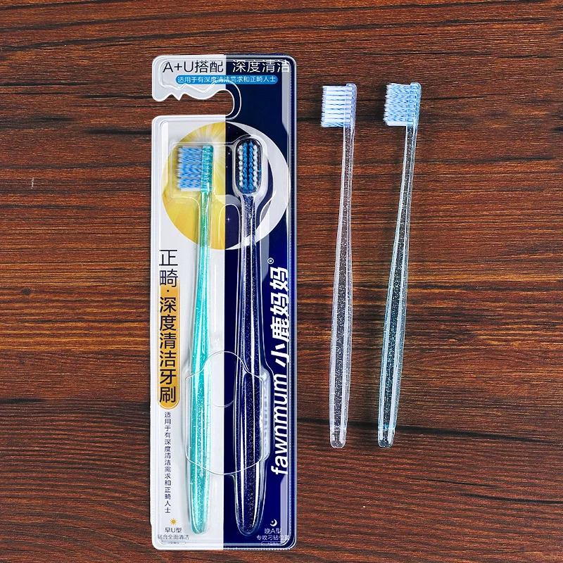 Hot! 2pcs Adult Orthodontic Toothbrushes Dental Tooth Brush U A Trim Soft Toothbrush for Clean Orthodontic Braces
Hot! 2pcs Adult Orthodontic Toothbrushes Dental Tooth Brush U A Trim Soft Toothbrush for Clean Orthodontic Braces