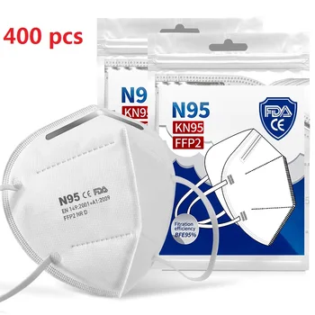 10-400PCS FFP2 Reusable Adult Face Mouth Nonwoven Mascarillas for Against Dust Earloop Protective Mask with 5 Layers Filter
10-400PCS FFP2 Reusable Adult Face Mouth Nonwoven Mascarillas for Against Dust Earloop Protective Mask with 5 Layers Filter