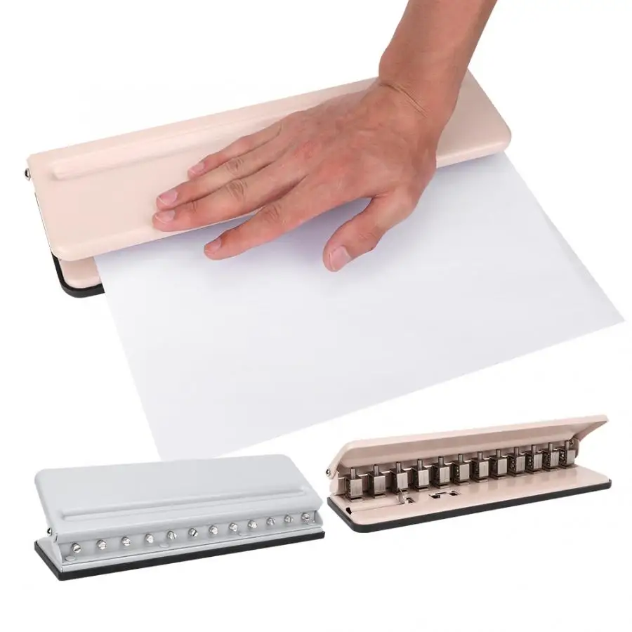 Multi-function Adjustable Mushroom 12 Hole Puncher Paper Card Photo Binding Hole Punch Machine for A4/B5/A5/A7 paper
Multi-function Adjustable Mushroom 12 Hole Puncher Paper Card Photo Binding Hole Punch Machine for A4/B5/A5/A7 paper