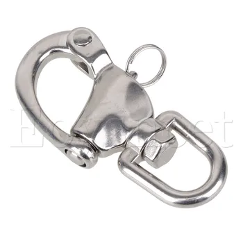 Heavy Duty 304 Grade Stainless Steel Snap Shackle with Large Swivel Fixed Bail
Heavy Duty 304 Grade Stainless Steel Snap Shackle with Large Swivel Fixed Bail