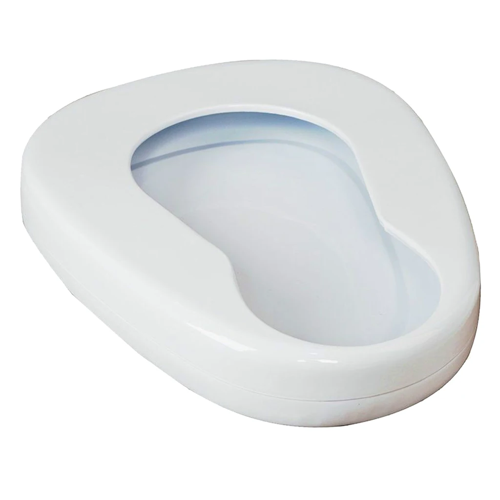 Portable Bedpan, Metal Smooth Contoured Bed Pan Seat Urinal Incontinence Aids Device for Bedridden Patient Home Health Care Portable Bedpan, Metal Smooth Contoured Bed Pan Seat Urinal Incontinence Aids Device for Bedridden Patient Home Health Care