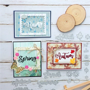 YaMinSanNiO Season Letter Metal Cutting Dies Four Seasons Word Scrapbooking for Card Making Decorative Embossing Craft Stencil
YaMinSanNiO Season Letter Metal Cutting Dies Four Seasons Word Scrapbooking for Card Making Decorative Embossing Craft Stencil