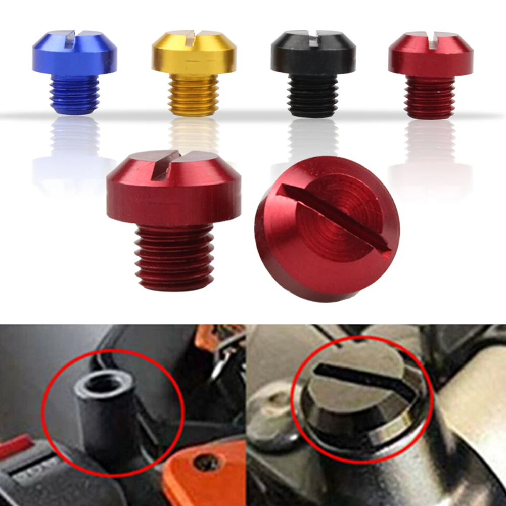 2Pcs M10x1.25 Motorcycle Mirror Hole Plugs Right Left Screws Bolts Aluminum CNC For Yamaha Honda Kawasaki Suzuki Motor Parts
2Pcs M10x1.25 Motorcycle Mirror Hole Plugs Right Left Screws Bolts Aluminum CNC For Yamaha Honda Kawasaki Suzuki Motor Parts