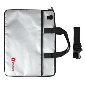 Fireproof File Document Bag Water Resistant Money Bills Storage Organizer with Strap Non-scratch Fire Resistant Laptops Bag new
Fireproof File Document Bag Water Resistant Money Bills Storage Organizer with Strap Non-scratch Fire Resistant Laptops Bag new
