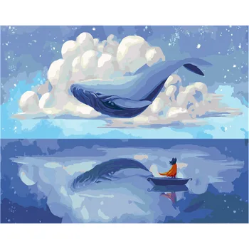 Cartoon Cartoon Dolphin DIY Digital Oil Painting
Cartoon Cartoon Dolphin DIY Digital Oil Painting