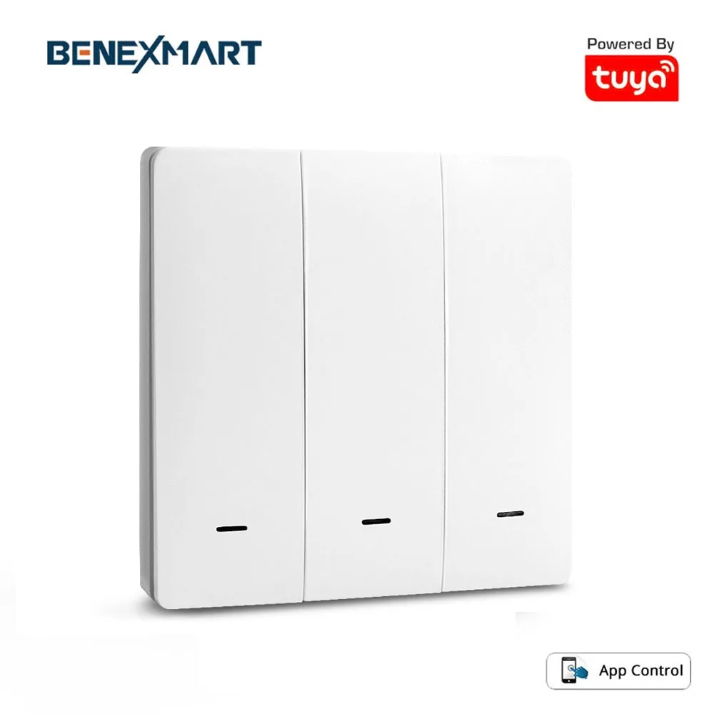 Benexmart Tuya Zigbee Wireless Smart Switch 123 Gangs Control Smart Home Device And Scene With One Click On/Off Light Switch
Benexmart Tuya Zigbee Wireless Smart Switch 123 Gangs Control Smart Home Device And Scene With One Click On/Off Light Switch