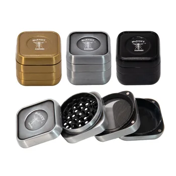 HORNET Large Zinc Alloy Herb Grinder with Tobacco Herb Storage Container 63MM 4Piece Metal Spice Mill Grinders Crusher Machine
HORNET Large Zinc Alloy Herb Grinder with Tobacco Herb Storage Container 63MM 4Piece Metal Spice Mill Grinders Crusher Machine