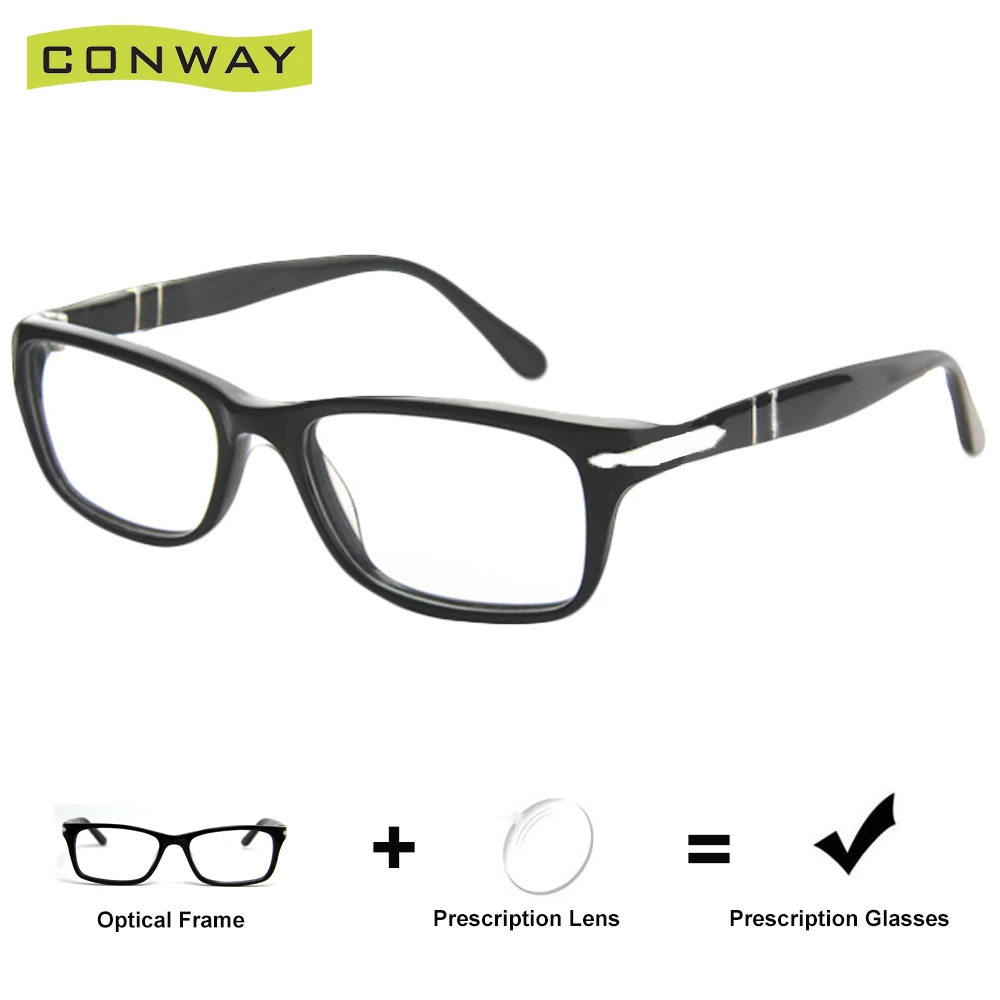 CONWAY Acetate Prescription Eyeglasses Rectagular Rx-able Optical Glasses with Spring HInge Single Vision or Multifocal Progress
CONWAY Acetate Prescription Eyeglasses Rectagular Rx-able Optical Glasses with Spring HInge Single Vision or Multifocal Progress