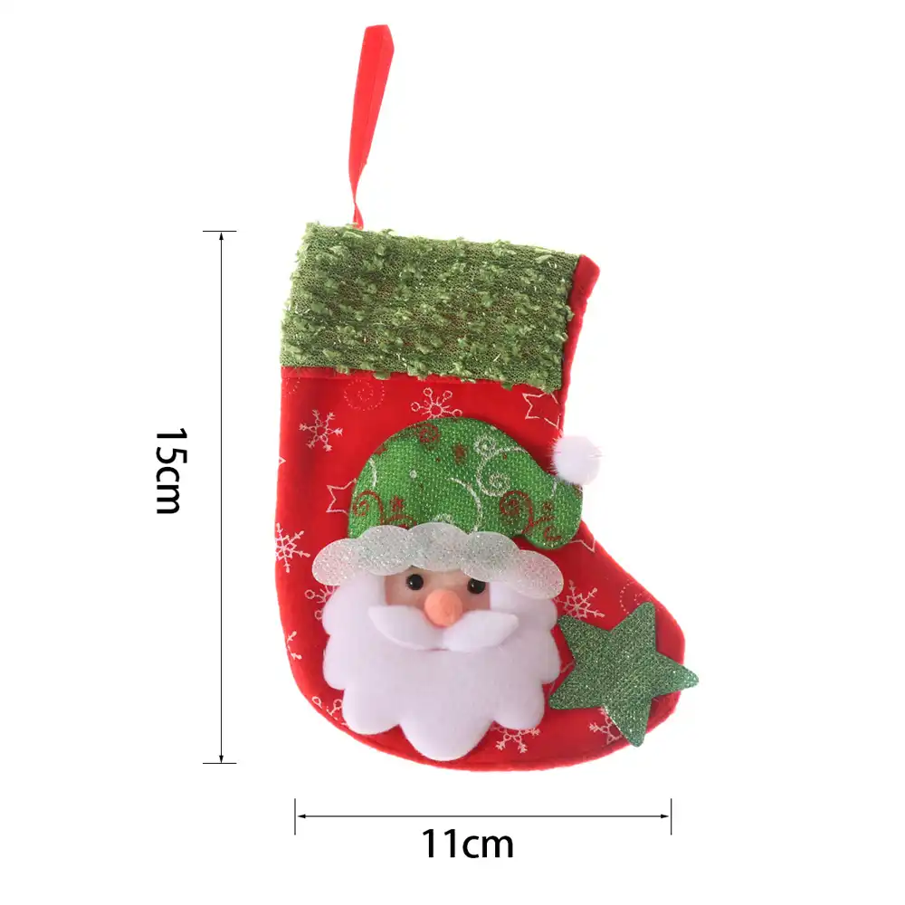 home xmas tree ornaments hanging socks gift holders stockings