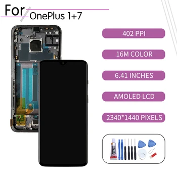 6.41"Original For OnePlus 7 LCD Touch Screen Digitizer Assembly For Oneplus 7 Display with Frame Replacement 1+7 GM1900 GM1901
6.41"Original For OnePlus 7 LCD Touch Screen Digitizer Assembly For Oneplus 7 Display with Frame Replacement 1+7 GM1900 GM1901