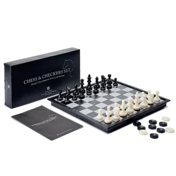 3-in-1 Megnetic International Chess Set Backgammon Checkers With Folding Chessborad Kids Board Game Chess Figure Sets szachy
3-in-1 Megnetic International Chess Set Backgammon Checkers With Folding Chessborad Kids Board Game Chess Figure Sets szachy