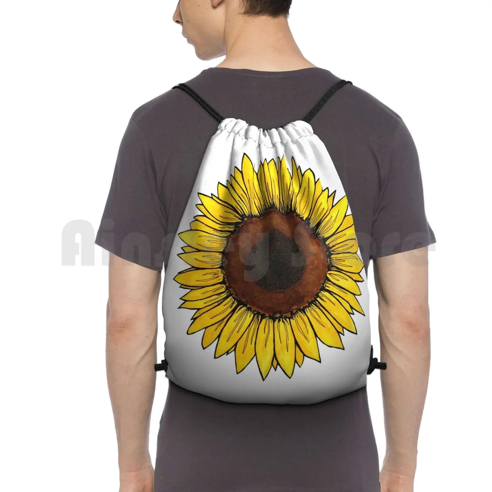Friday Backpack Drawstring Bags Gym Bag Waterproof Sunflower Nature Yellow Flower Flowers Spring Summer Fauna Bright
Friday Backpack Drawstring Bags Gym Bag Waterproof Sunflower Nature Yellow Flower Flowers Spring Summer Fauna Bright
