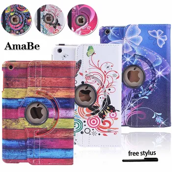 

Case for Apple IPad Mini 1/2/3 Case A1432 A1454 A1490 A1491 A1600 360 Degree Rotating Leather Smart Sleep Auto Awake Cover