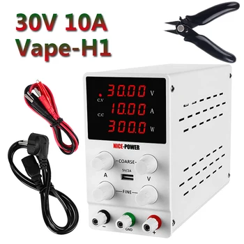 Laboratory Power Supply 30V10A Lab Switch Adjustable Source Fonte De Bancada Voltage Regulator Fine-Tuning vape-h1 Pliers
Laboratory Power Supply 30V10A Lab Switch Adjustable Source Fonte De Bancada Voltage Regulator Fine-Tuning vape-h1 Pliers