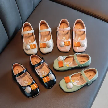 Girls Leather Shoes Children Wedding Dress Princess School Shoes Kids Summer Bow-knot Black Student Korean Fashion AB0004
Girls Leather Shoes Children Wedding Dress Princess School Shoes Kids Summer Bow-knot Black Student Korean Fashion AB0004