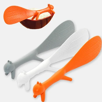 Non Stick Rice Paddle Meal Spoon Cute Lovely Fashion Kitchen Supplie Squirrel Special Ladles Kitchen Tool Korean Shaped Ladle
Non Stick Rice Paddle Meal Spoon Cute Lovely Fashion Kitchen Supplie Squirrel Special Ladles Kitchen Tool Korean Shaped Ladle