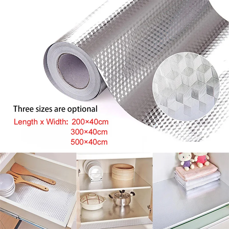 2 size Aluminum Foil Kitchen Stickers Decoration Sticker Self Adhesive Waterproof wall sticker for Kitchen Accessories Oil Proof
2 size Aluminum Foil Kitchen Stickers Decoration Sticker Self Adhesive Waterproof wall sticker for Kitchen Accessories Oil Proof