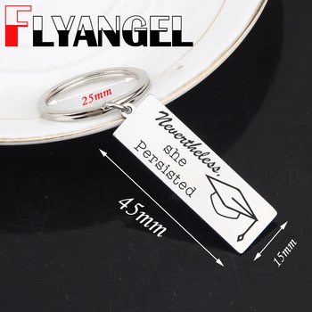 FLYANGEL Keychain Graduation Gifts Keyring Engraved Nevertheless She Persisted Fashion Bag Charm Key Tag For Girlfriend Gifts
FLYANGEL Keychain Graduation Gifts Keyring Engraved Nevertheless She Persisted Fashion Bag Charm Key Tag For Girlfriend Gifts
