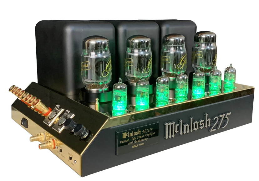 

NEWest upgrade 1:1 clone MC275 Mcintosh classic HIFI tube post power amplifier 75W*2 Tube: KT88EH*4, 12AX7*3, 12AT7*4