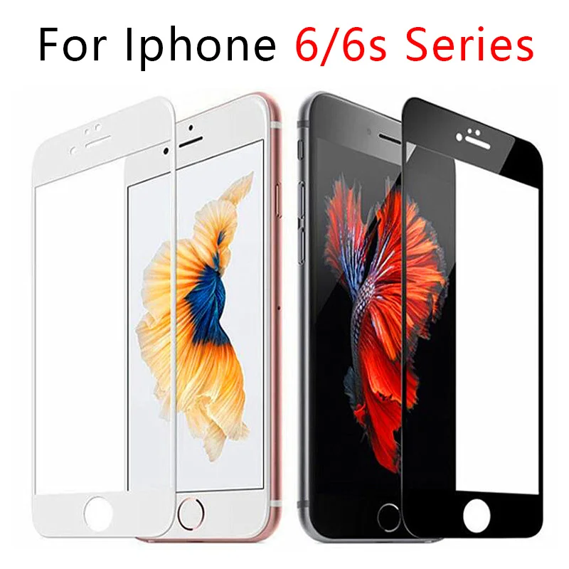 Чехол для Iphone 6 S s Plus 6plus 6splus S6 с полным покрытием закаленное стекло Apple Iphone6 I Phone Iphon