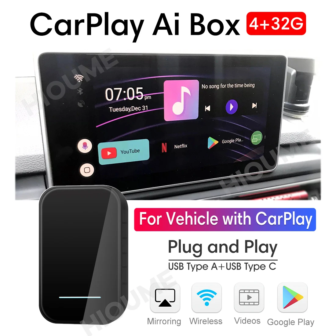 Новинка 4 + 32 ГБ Apple Carplay система Android GPS для Mercedes Benz Porsche Audi Peugeot SKODA Cadillac Buick Volvo