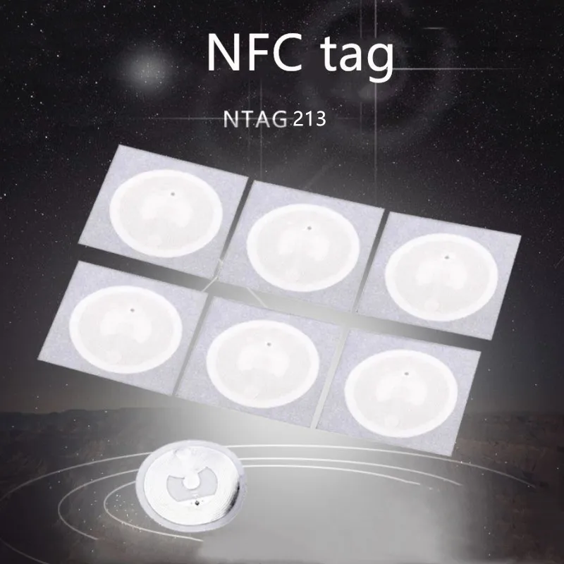 10 шт. RFID Ключ NXP MIFARE ультралегкие метки NFC Ntag213 наклейка 13 56 МГц NTAG 213 универсальная