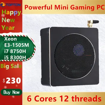 Topton Gaming Mini PC Intel Xeon E3-1505M i7 8850H 6 Core 12M Cache 2*DDR4 Nvme M.2 Nuc Mini Desktop Computer Win10 Pro AC WiFi
Topton Gaming Mini PC Intel Xeon E3-1505M i7 8850H 6 Core 12M Cache 2*DDR4 Nvme M.2 Nuc Mini Desktop Computer Win10 Pro AC WiFi
