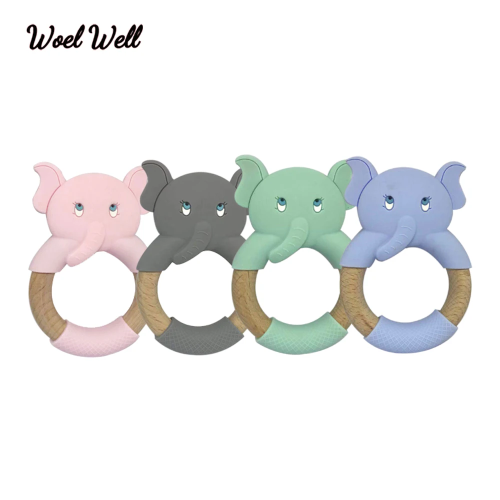 Woel Well1pcs Animal Silicone Teether Wooden Ring BPA Free Nursing Accessories Newborn Shower Gifts Baby Teethers
Woel Well1pcs Animal Silicone Teether Wooden Ring BPA Free Nursing Accessories Newborn Shower Gifts Baby Teethers