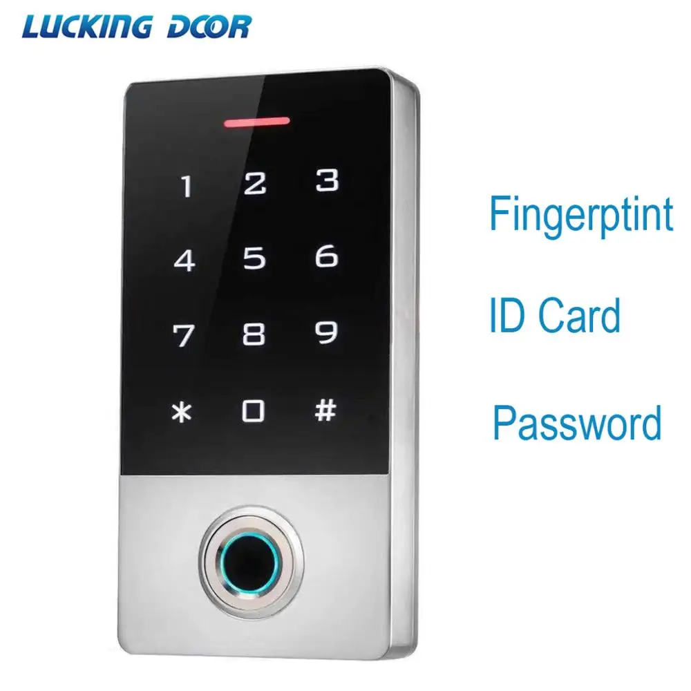 Waterproof Touch Metal 125khz RFID Fingerprint Access Control Electronic Door Lock Electric Gate Opener W/ Backlight 10000 user
Waterproof Touch Metal 125khz RFID Fingerprint Access Control Electronic Door Lock Electric Gate Opener W/ Backlight 10000 user
