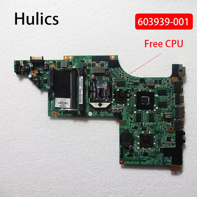 Материнская плата Hulics 603939-001 632103-001 подходит для HP DV6 DV6-3000 материнская ноутбука
