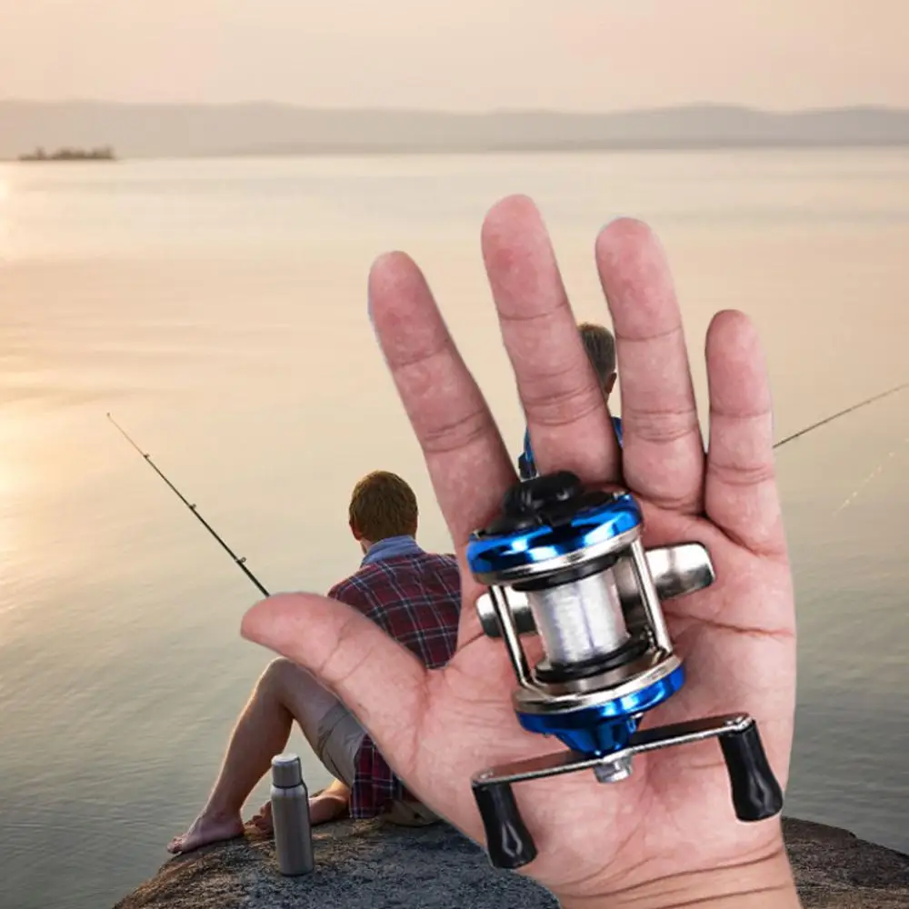 Mini Ice Fishing Reel Double Rockers With Line Fishing Reel Spinning Wheel Gold Blue Smooth Handle Fishing Gear Outdoor Tools
Mini Ice Fishing Reel Double Rockers With Line Fishing Reel Spinning Wheel Gold Blue Smooth Handle Fishing Gear Outdoor Tools