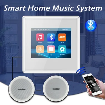 Smart Home Music System Touch Screen Mini Wall Amplifier Keypads In-wall Ceiling Speaker Kit Amplifier Screen With Hearing Horn
Smart Home Music System Touch Screen Mini Wall Amplifier Keypads In-wall Ceiling Speaker Kit Amplifier Screen With Hearing Horn