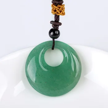 NATURAL GREEN DONGLING STONE CONCENTRIC CIRCLES PENDANT NECKLACE PEACE BUCKLE PENDANT GIFT FOR LOVER'S STONE JEWELRY
NATURAL GREEN DONGLING STONE CONCENTRIC CIRCLES PENDANT NECKLACE PEACE BUCKLE PENDANT GIFT FOR LOVER'S STONE JEWELRY