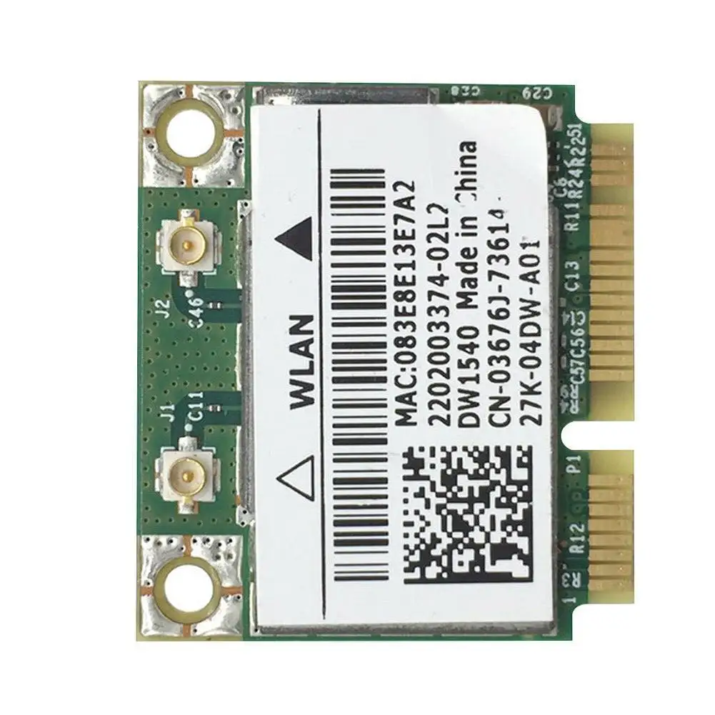 Dual Band 300Mbps BCM943228HMB 802.11a/b/g/n Wifi Wireless 4.0 Mini Bluetooth Card Wlan 2.4Ghz 5Ghz Notebook Adapter PCI-E Q2T1
Dual Band 300Mbps BCM943228HMB 802.11a/b/g/n Wifi Wireless 4.0 Mini Bluetooth Card Wlan 2.4Ghz 5Ghz Notebook Adapter PCI-E Q2T1