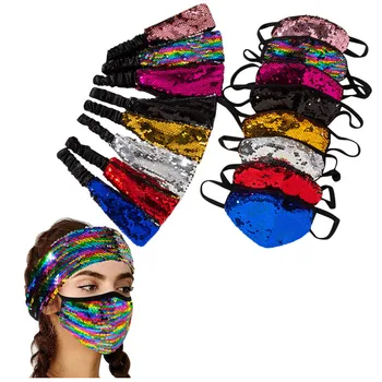 8PCS Adult Variety of colors Cotton Comfortable Paillette Safet Protect Washable Mask+Headbands Outfits Set маска для лица
8PCS Adult Variety of colors Cotton Comfortable Paillette Safet Protect Washable Mask+Headbands Outfits Set маска для лица