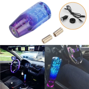 LED Light RGB Shift Knob Stick Crystal Purple Blue Bubble Gear Shifter 10CM Durable And Practical
LED Light RGB Shift Knob Stick Crystal Purple Blue Bubble Gear Shifter 10CM Durable And Practical