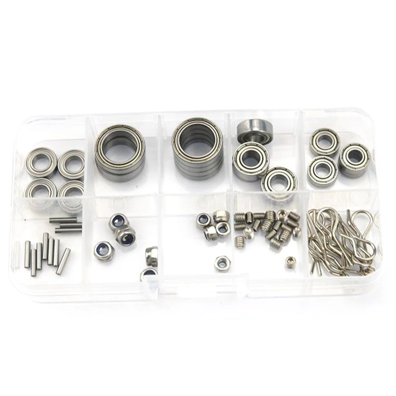 Stainless Steel Ball Bearing Sets for Traxxas Summit 1/10 RC Car Climbing Tool Part Kit
Stainless Steel Ball Bearing Sets for Traxxas Summit 1/10 RC Car Climbing Tool Part Kit