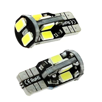 2x T10 W5W 10 led 5630 5730 SMD Canbus Error Free auto Clearance tail Lights CAR Wedge parking dome lamp bulb Car Side Light 12V
2x T10 W5W 10 led 5630 5730 SMD Canbus Error Free auto Clearance tail Lights CAR Wedge parking dome lamp bulb Car Side Light 12V