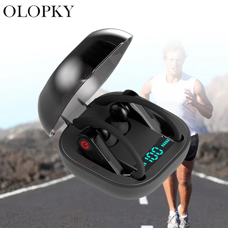 Bluetooth 5.0 TWS Ear Hook Headsets Handsfree Wireless Earphone Stereo Music Audio Receiver Earbud With Power Valum Display Box
Bluetooth 5.0 TWS Ear Hook Headsets Handsfree Wireless Earphone Stereo Music Audio Receiver Earbud With Power Valum Display Box