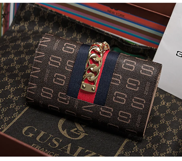 GSZ 2017 new change hand his parcel mini chain shoulder handbag mobile hand long purse