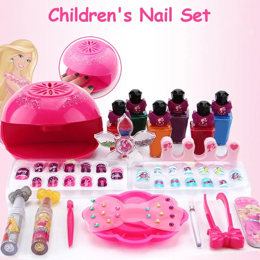 Children's Fun Nail Set With 6 Nail Polishes Dryer Girls Nail Set Non-toxic Cosmetics Makeup Toy Peelable Nail Polish Makeup Toy
Children's Fun Nail Set With 6 Nail Polishes Dryer Girls Nail Set Non-toxic Cosmetics Makeup Toy Peelable Nail Polish Makeup Toy