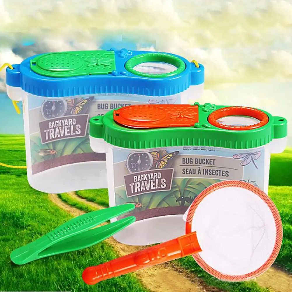 Insect Bug Viewer BoxMagnifier with Tweezers Net Exploration Tool Education Toy for Observing Experiments easy to carry
Insect Bug Viewer BoxMagnifier with Tweezers Net Exploration Tool Education Toy for Observing Experiments easy to carry