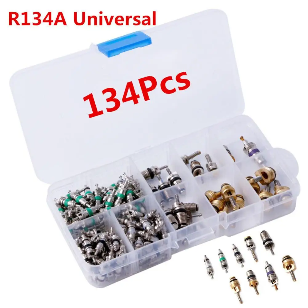 134 Pieces Assorted A / C Shrader Core Valve R134 Kit Of 11 Types Of Valves AC HVAC Automotive Air Conditioning Parts Of F17
134 Pieces Assorted A / C Shrader Core Valve R134 Kit Of 11 Types Of Valves AC HVAC Automotive Air Conditioning Parts Of F17