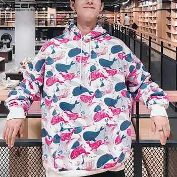 INCERUN Fashion Men Whale Printed Long Sleeve Hooded Sweatshirt Casual Stylish Trend Daily Joker Steetwear Mens Hoodies Pullover 
INCERUN Fashion Men Whale Printed Long Sleeve Hooded Sweatshirt Casual Stylish Trend Daily Joker Steetwear Mens Hoodies Pullover