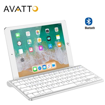 AVATTO 78 Keys Ultra Slim Bluetooth 3.0 Wireless Mini Keyboard with Stand Holder for Tablet ipad iphone Desktop Laptop PC
AVATTO 78 Keys Ultra Slim Bluetooth 3.0 Wireless Mini Keyboard with Stand Holder for Tablet ipad iphone Desktop Laptop PC